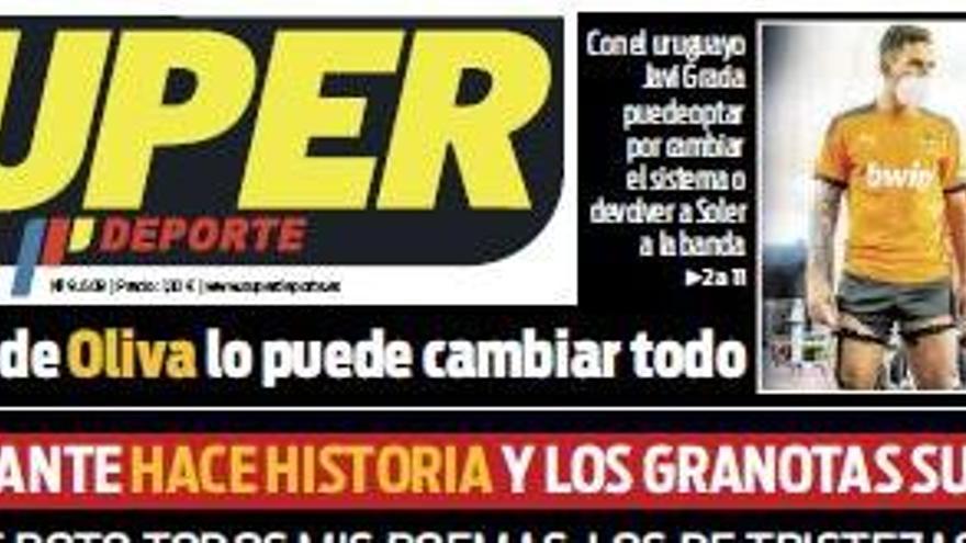 Esta es la portada de SUPER de este jueves