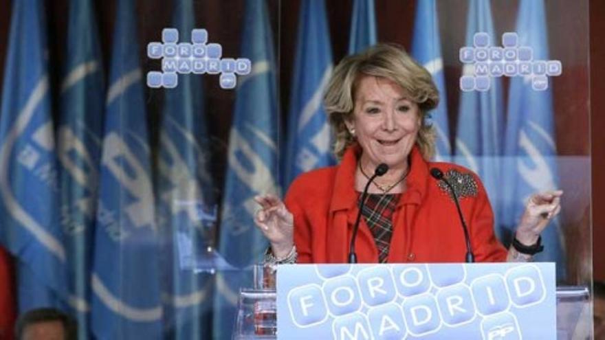 Aguirre defiende que su trabajo en la privada es compatible con el cargo en el PP