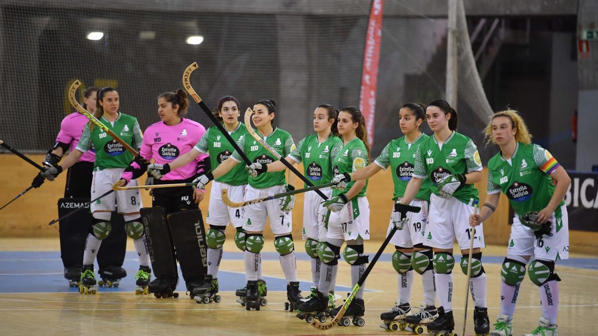 Formación del Liceo antes de un partido.