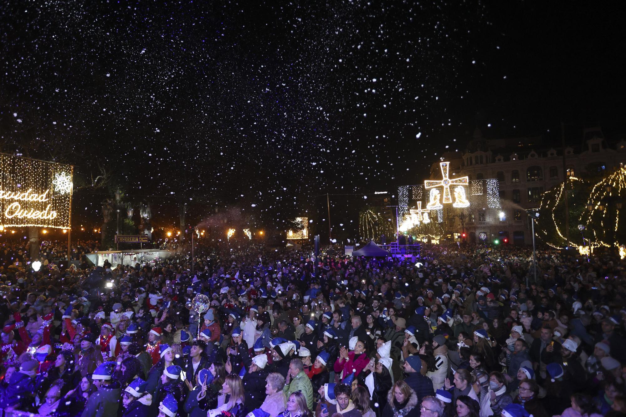 Encendido de luces en Oviedo