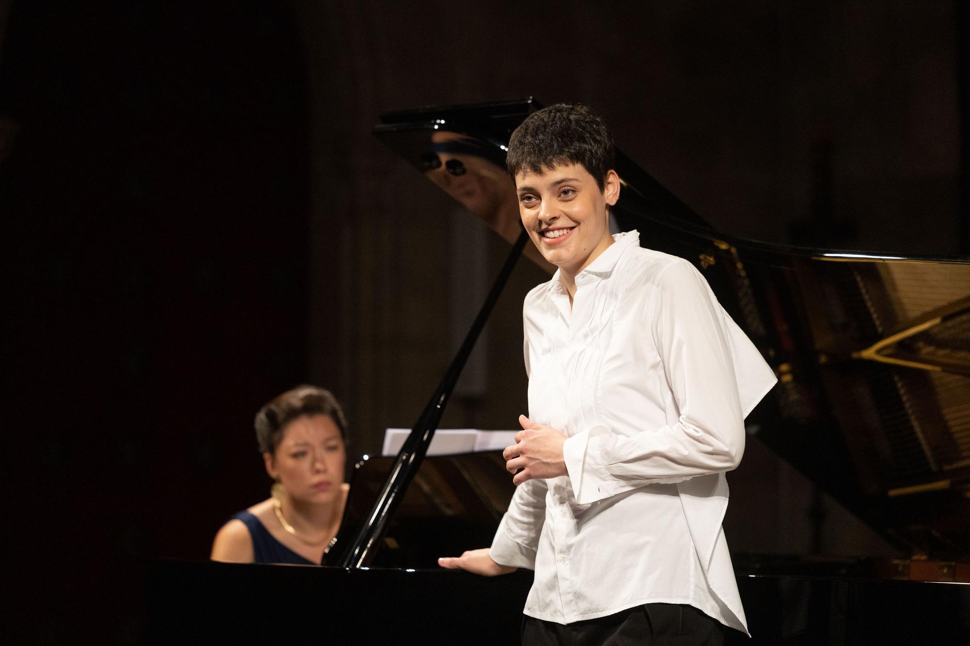 La mezzosoprano Emily d’Angelo ha debutat al festival amb un recital a l’església del Carme