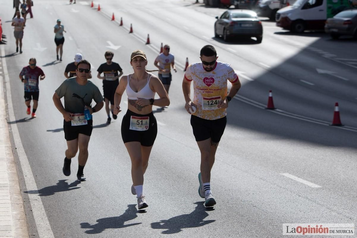I Carrera y XI Marcha Solidaria Hospitalidad Santa Teresa de Cartagena, en imágenes