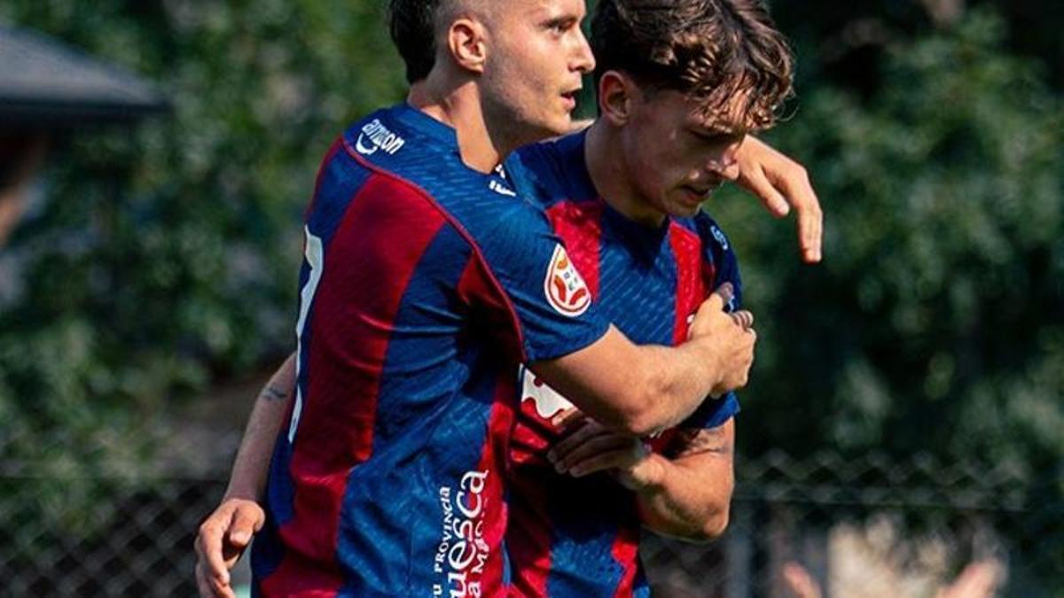 Diego Gómez en el Huesca