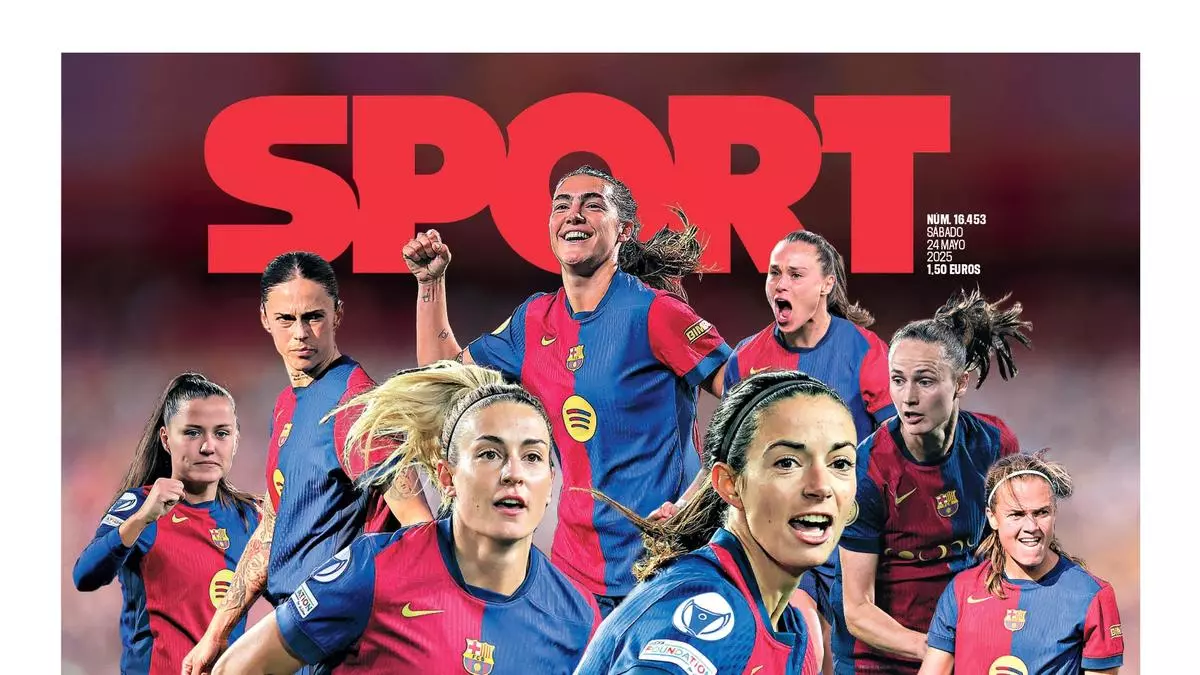 La portada de SPORT de hoy sbado, 24 de mayo de 2025
