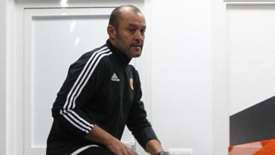 Nuno, ayer en la sala de prensa de la Ciudad Deportiva.