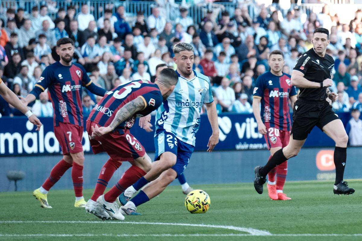 Málaga CF se enfrenta al SD Huesca en La Rosaleda