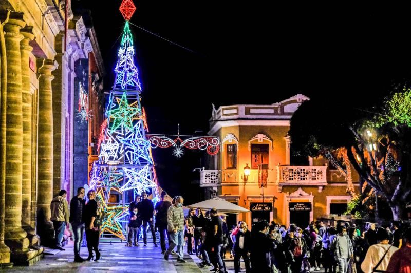 Recorrido por la iluminación en el casco de Gáldar