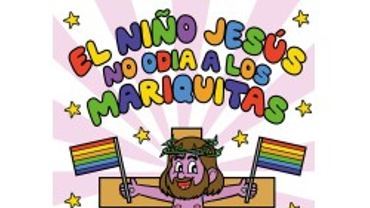 La portada del libro 'El niño Jesús no odia a los mariquitas'.