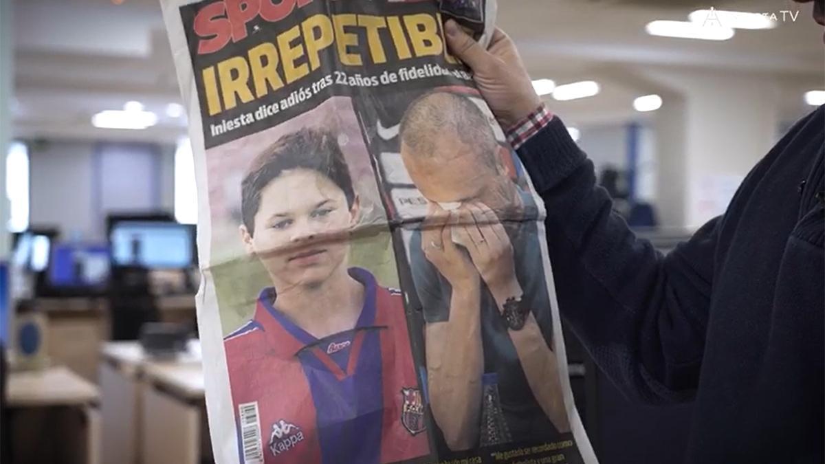 Iniesta TV visita la redacción de Diario Sport