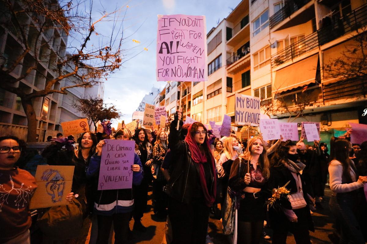 Manifestación del Día de las Mujeres el año pasado.