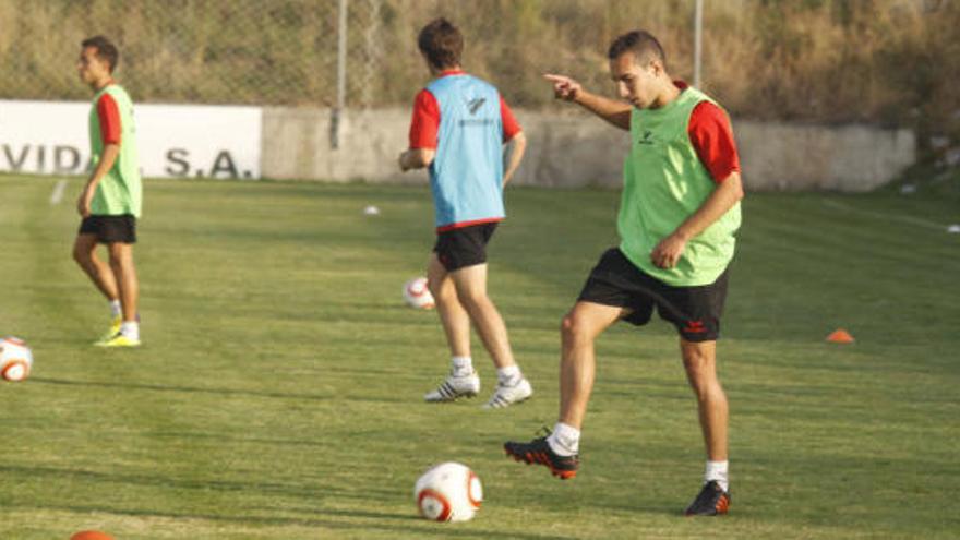 David Ferreiro ayer en el último entrenamiento que desarrolló con el Zamora donde ha jugado las dos últimas temporadas