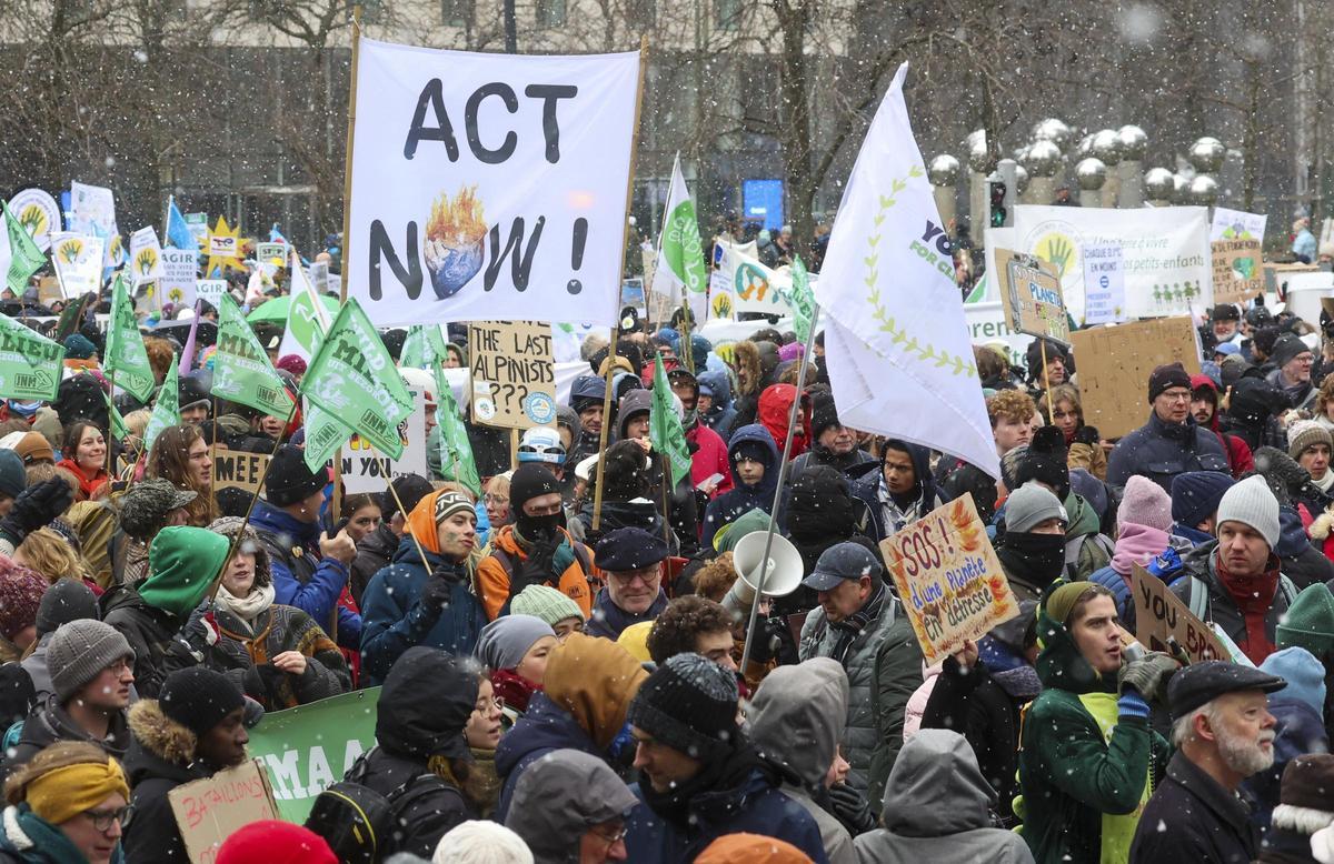 La Gran Marcha Anual por el Clima en Bruselas
