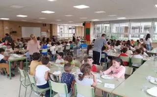 Los colegios de Cangas que comenzaron sin comedor ponen en marcha el servicio