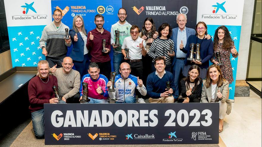 El Medio y el Maratón Valencia, junto con la Fundación &quot;la Caixa&quot;, entregan los trofeos a las categorías de personas con discapacidad