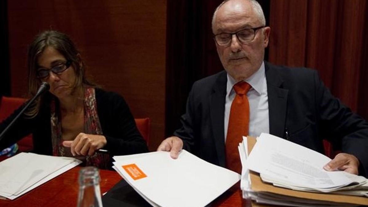 Rafael Ribó, en el Parlament. Foto de archivo.