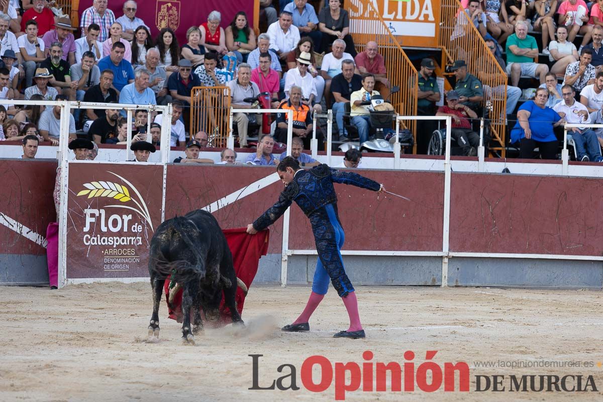 Quinta novillada Feria Taurina del Arroz en Calasparra (Marcos Linares, Diego Bastos y Tristán Barroso)