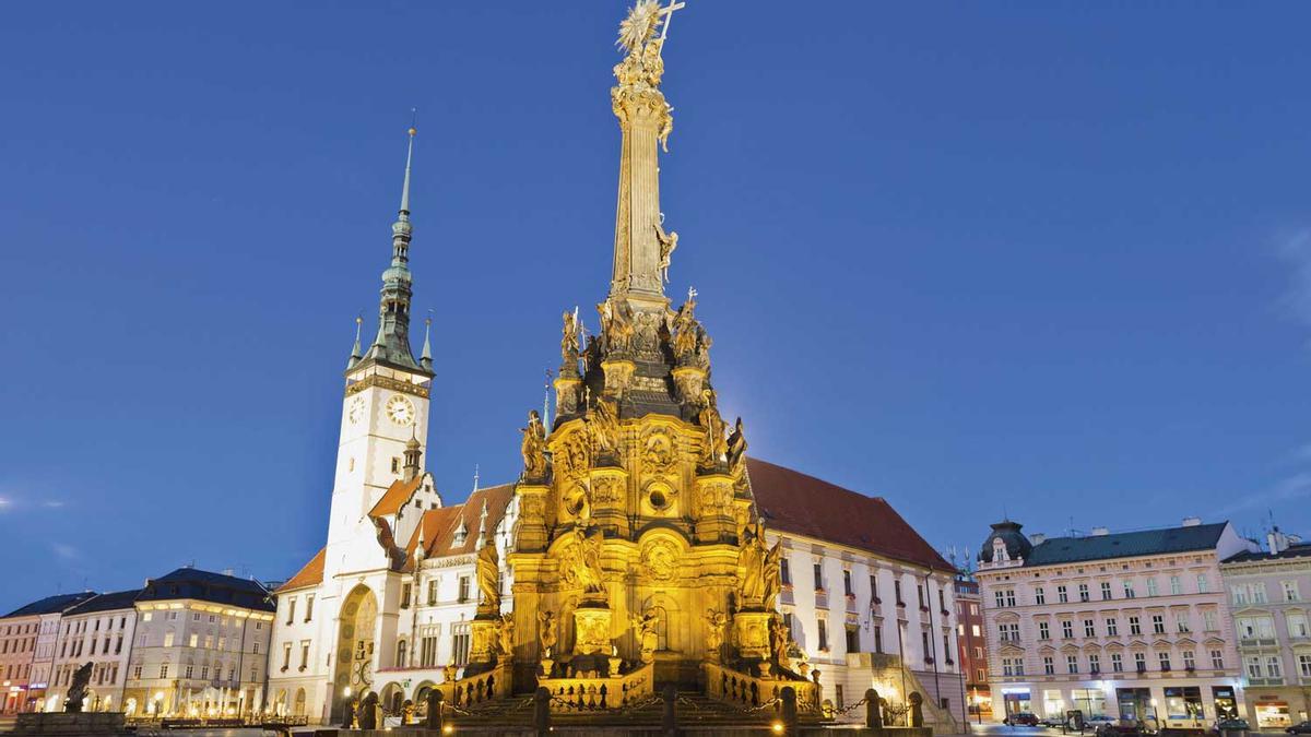 Columna de la Santísima Trinidad, Olomouc, Republica Checa