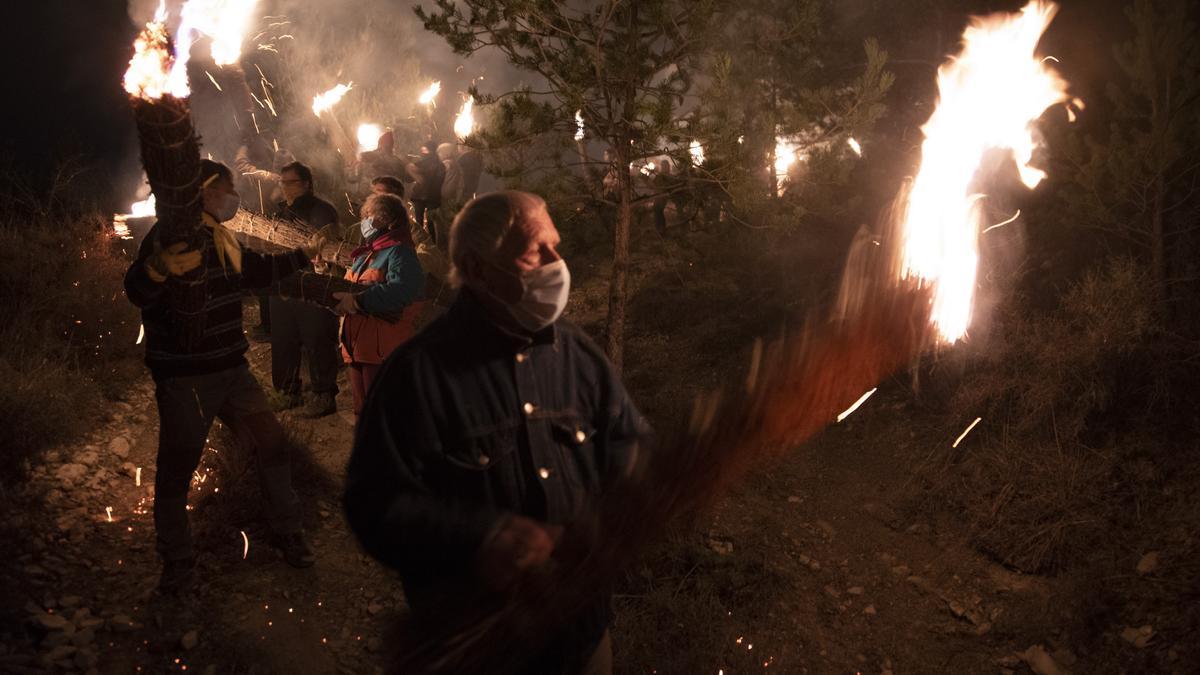 La baixada de falles a Bagà