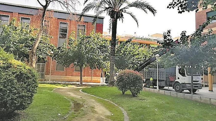 Adecúan el jardín junto al auditorio por la demanda vecinal