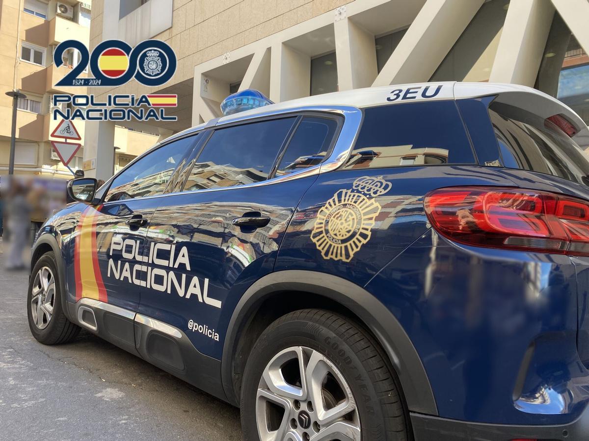 Un vehículo de la Policía Nacional.