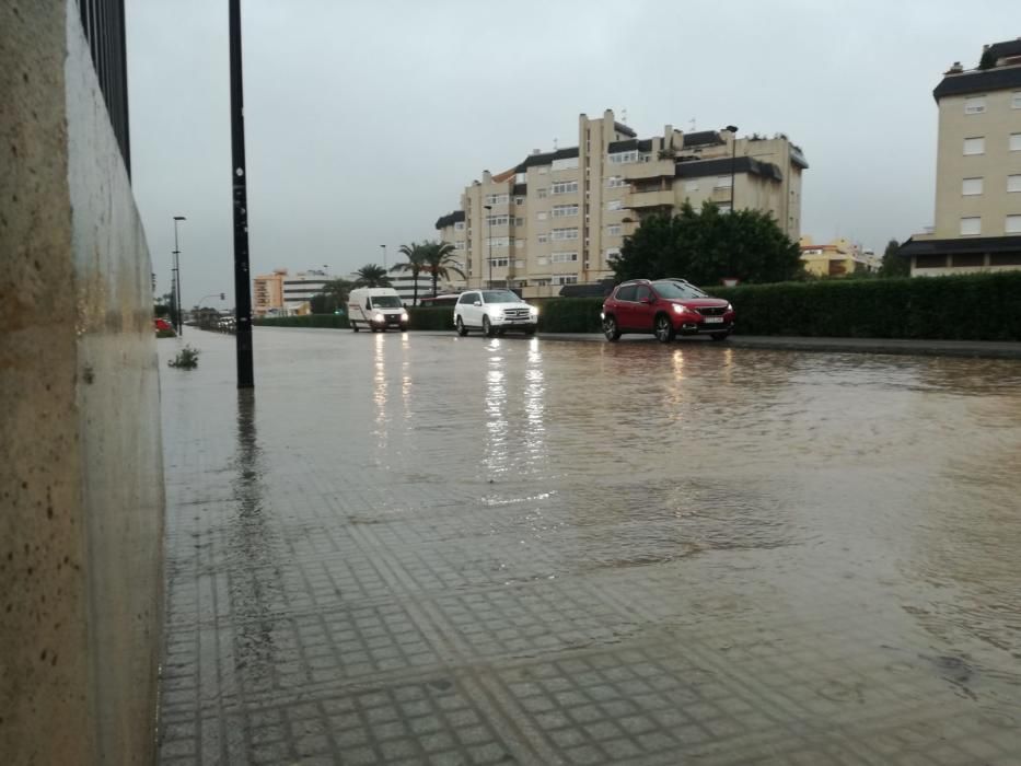 El temporal descarga sobre Ibiza y Formentera