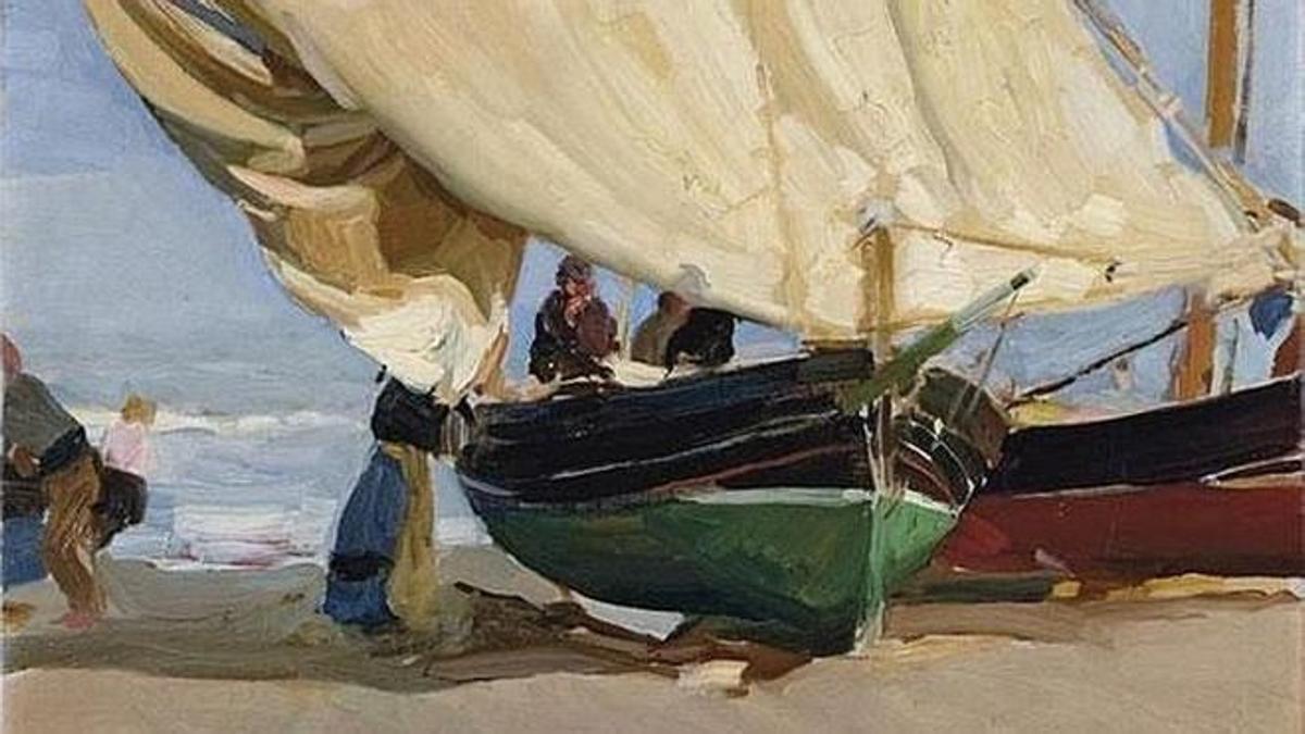 ‘Pescadores. Barcas varadas’ (1912) se vendió por 1,1 millones de euros 