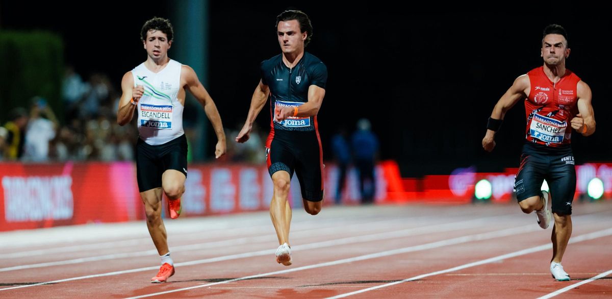 Gran victoria de Guillem Crespí en 100 metros