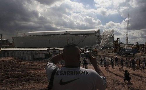 Grave accidente en el estadio de Sao Paulo
