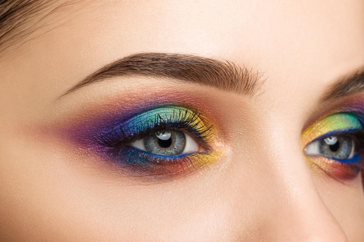 Detalle de maquillaje de ojos