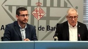 Jordi Castellana, esquerra, i Jordi Valls, ahir. | EUROPA PRESS