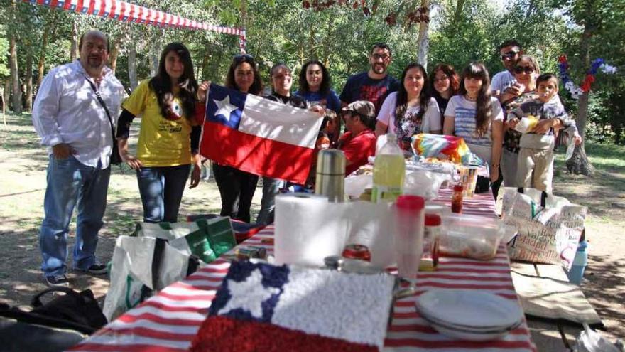 La comunidad chilena de Zamora celebra las fiestas patrias