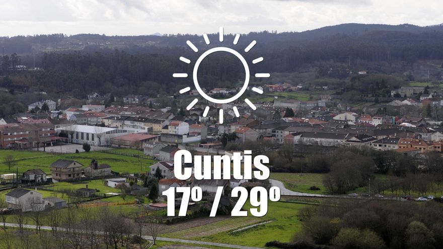 El tiempo en Cuntis: previsión meteorológica para hoy, miércoles 9 de julio