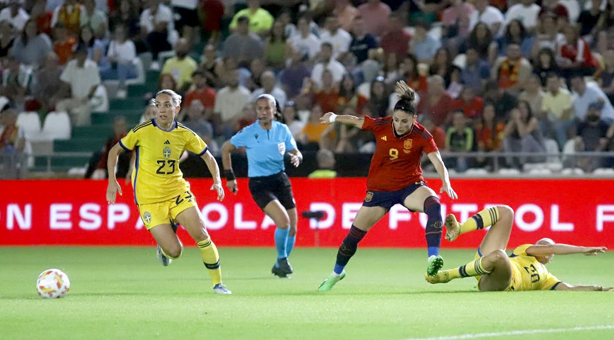 Las imágenes del España - Suecia femenino