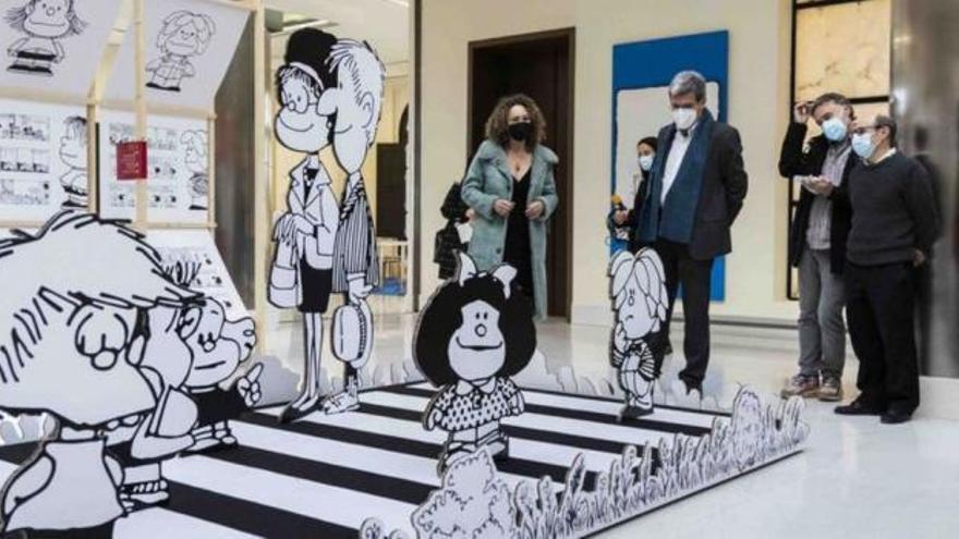 La Casa de la Cultura acoge la exposición «Quino. Mafalda y mucho más»