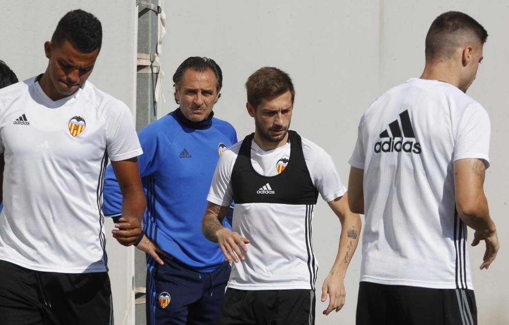 Las mejores imágenes del entrenamiento del Valencia CF