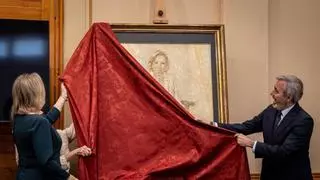 El Gobierno de Aragón presenta el retrato de la expresidenta Luisa Fernanda Rudi