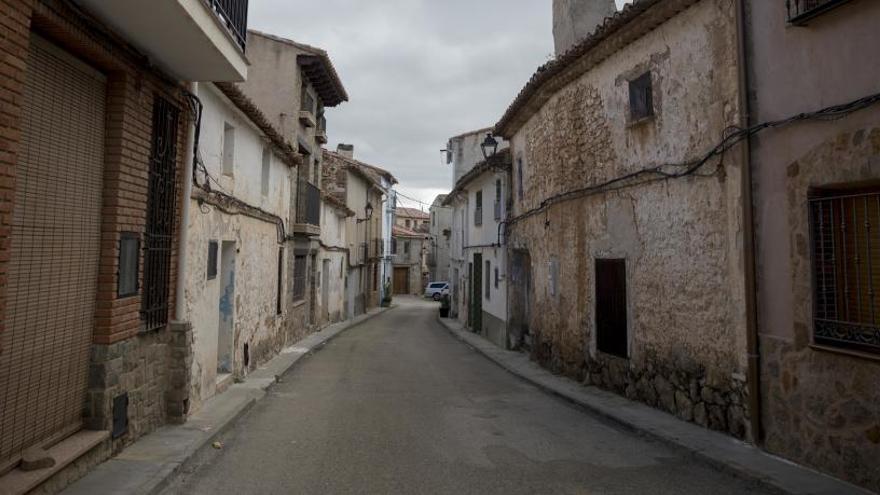 Calle de la Yesa, en la comarca de Los Serranos.