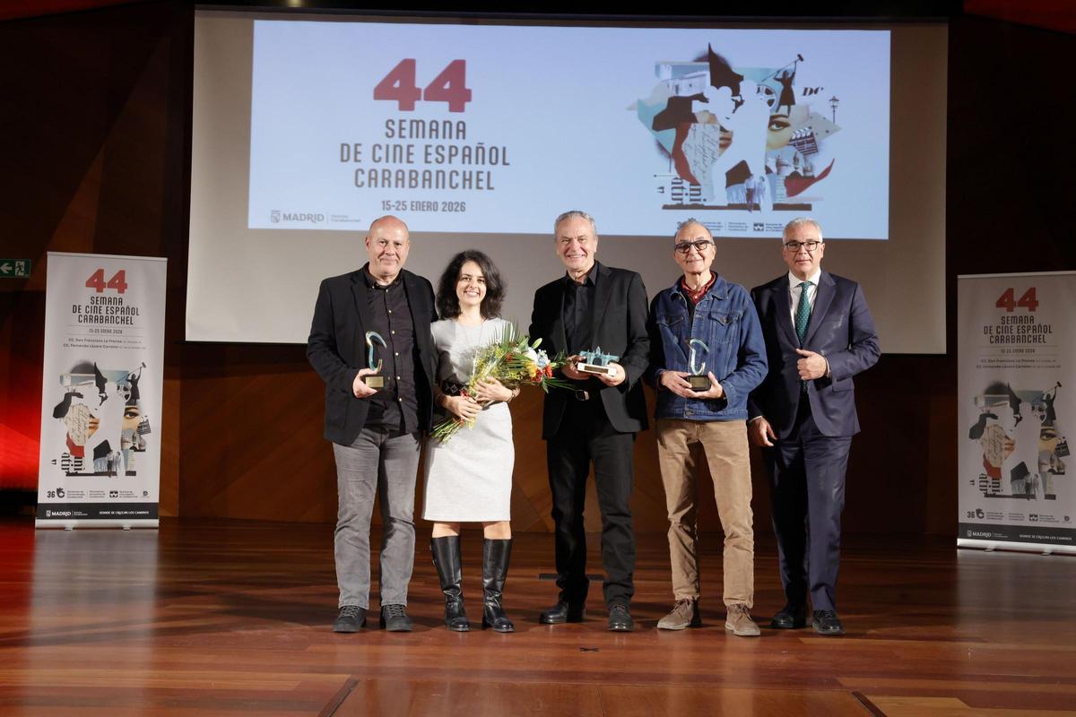 Premiados en la Gala Inaugural de la 44ª Semana del Cine Español en Carabanchel