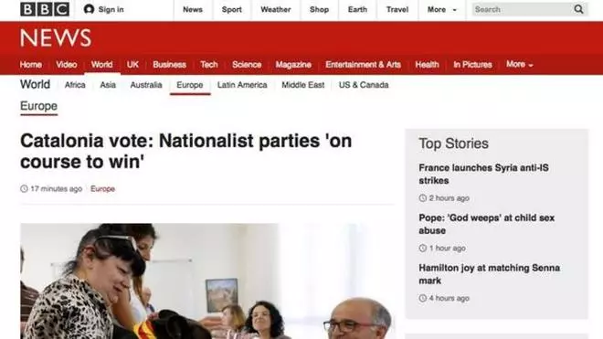 La premsa internacional destaca la majoria independentista