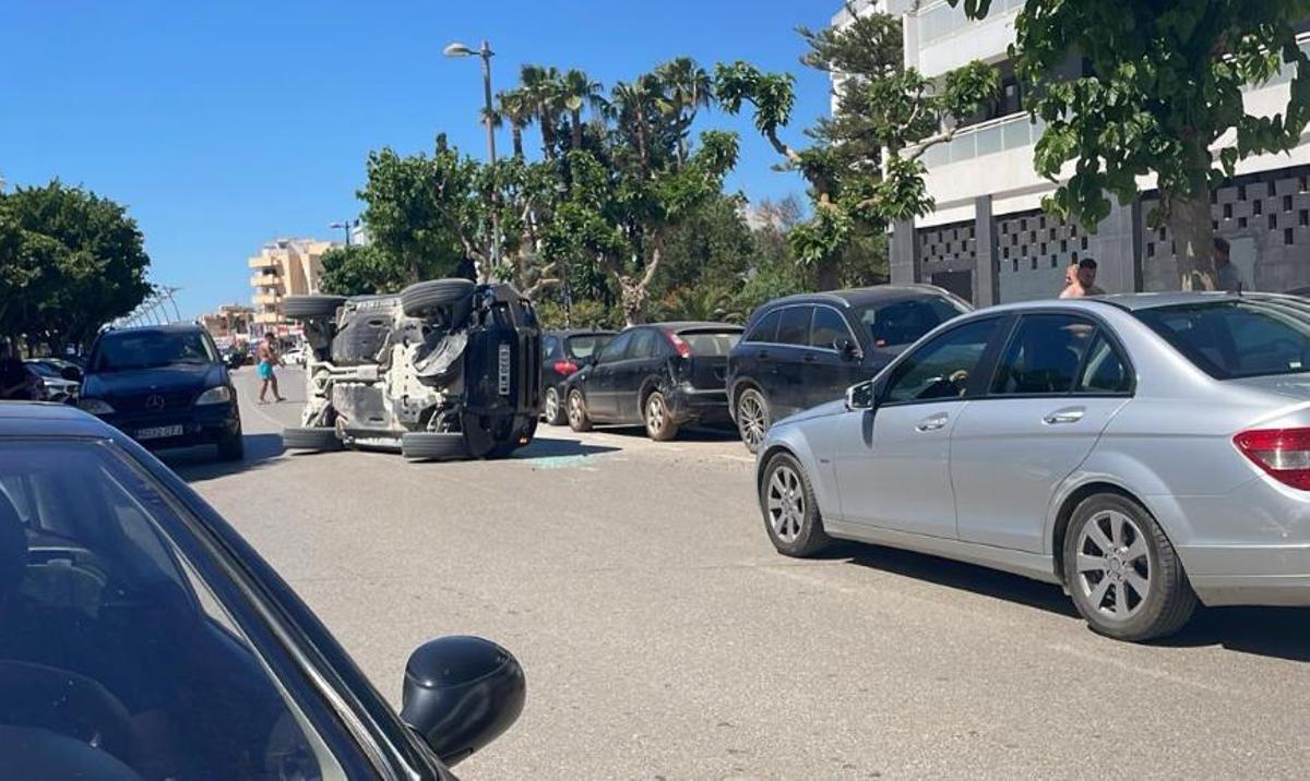 Otra imagen del accidente