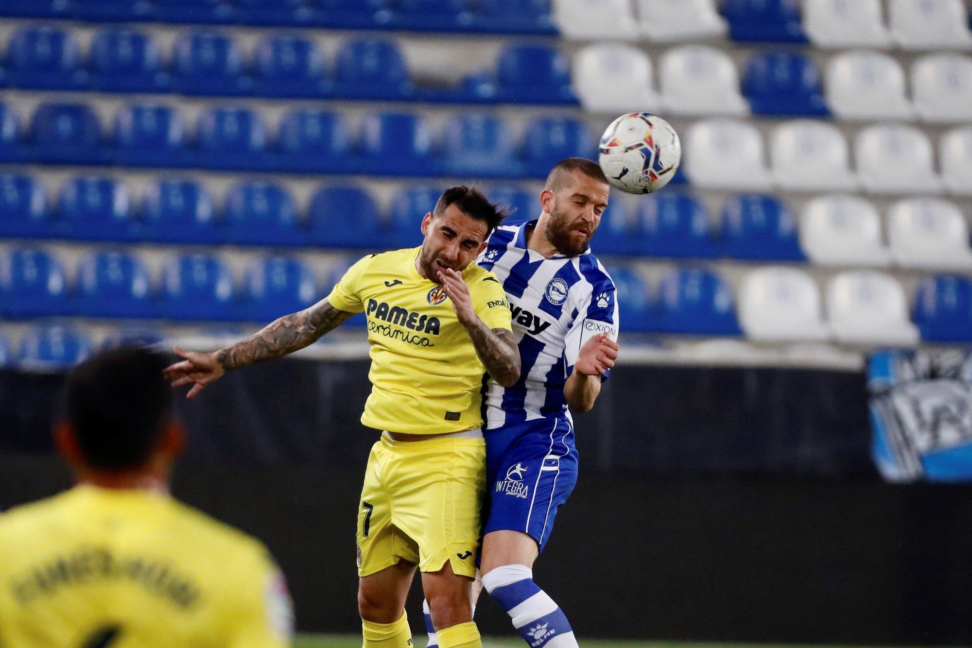 El Alavés-Villarreal, en imágenes