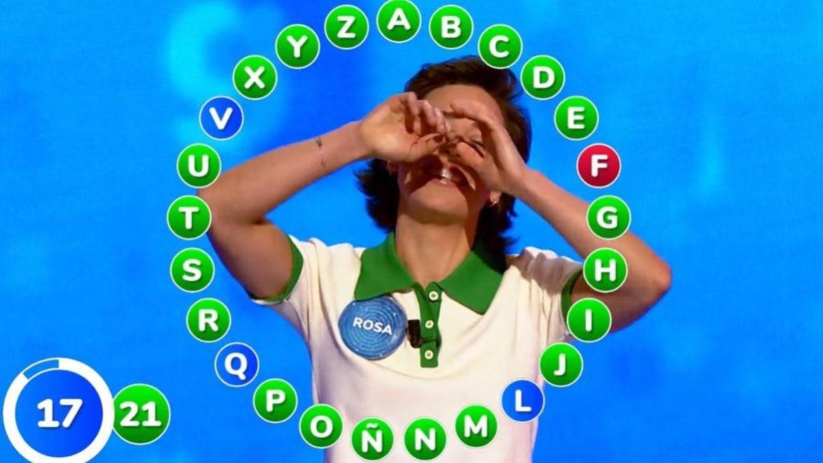 Preocupación por Rosa tras sufrir un inesperado percance en plena prueba de Pasapalabra: "Me da miedo"