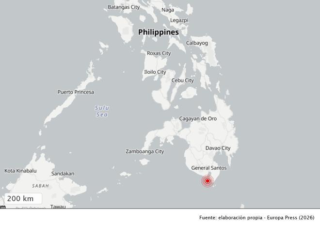 Registrado en Filipinas un terremoto de magnitud 7.8 que provoca alertas de tsunami