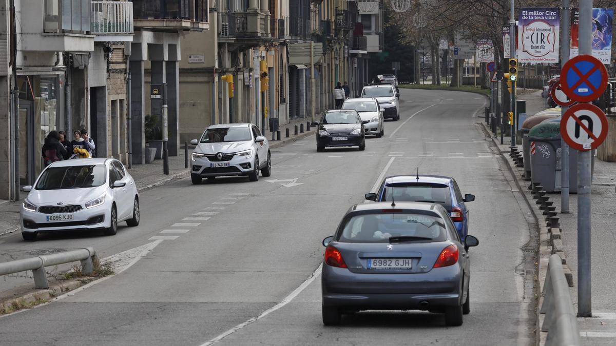 Una part del carrer del Carme