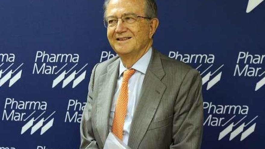 El presidente de PharmaMar, el pasado junio en la junta. // Marta G. Brea