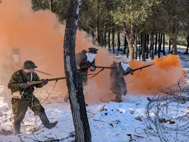 Recreadores de guerra del bando soviético, I y II Guerra Mundial