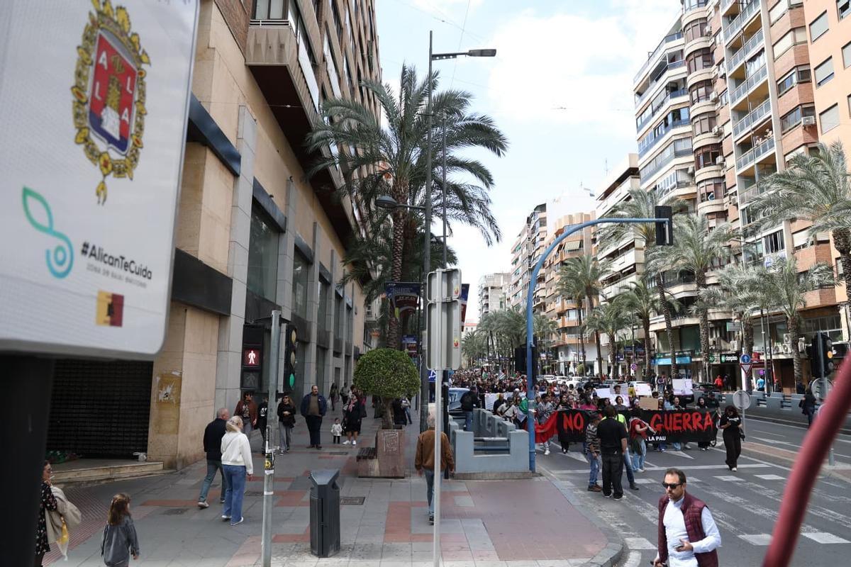 Así ha sido la manifestación de "No a la guerra"