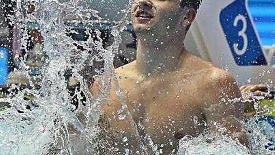 Kristof Milak, que le arrebató el récord del mundo a Michael Phelps.