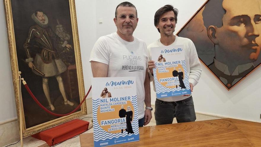 La fiebre festivalera llega a Dénia: Nil Moliner, Mafalda Cardenal, Alaska y Fangoria y Nebulossa agitan el inicio de la Festa Major