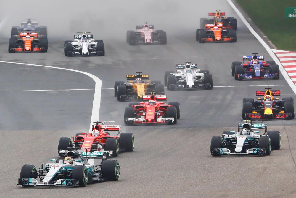 Las mejores imágenes del GP de China de Fórmula 1.